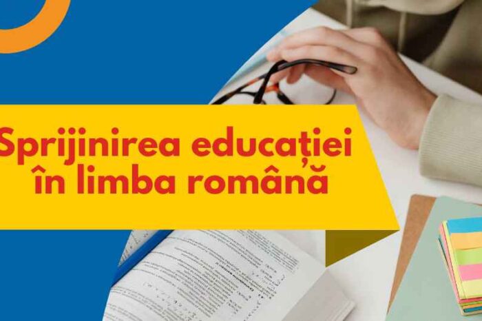 DRP a lansat un Program pentru Sprijinirea educației în limba română