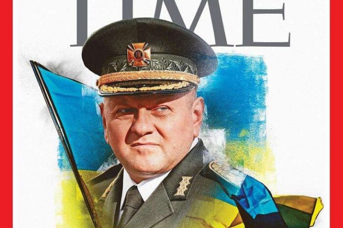 Comandantul Armatei ucrainene, Valerii Zalujnii a apărut pe coperta revistei TIME