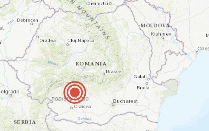 Cutremur în România cu magnitudinea de 5,7, marți după amiază