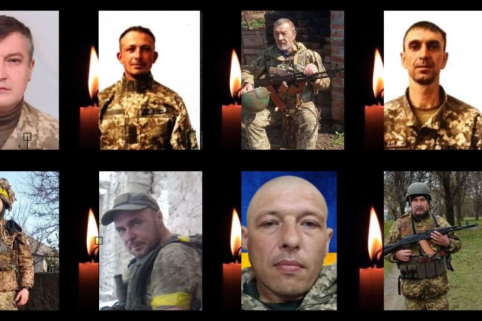 Regiunea Cernăuți își ia rămas bun de la opt militari decedați pe front