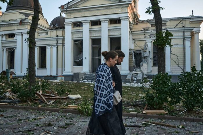 Cea mai frumoasă biserică ortodoxă din Odesa, grav avariată de bombardamentele rușilor (FOTO)