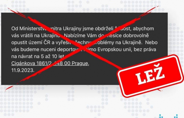 Guvernul ceh dezminte știrile false: Praga nu-i va extrăda pe refugiații ucraineni. „Nu este posibil prin lege”