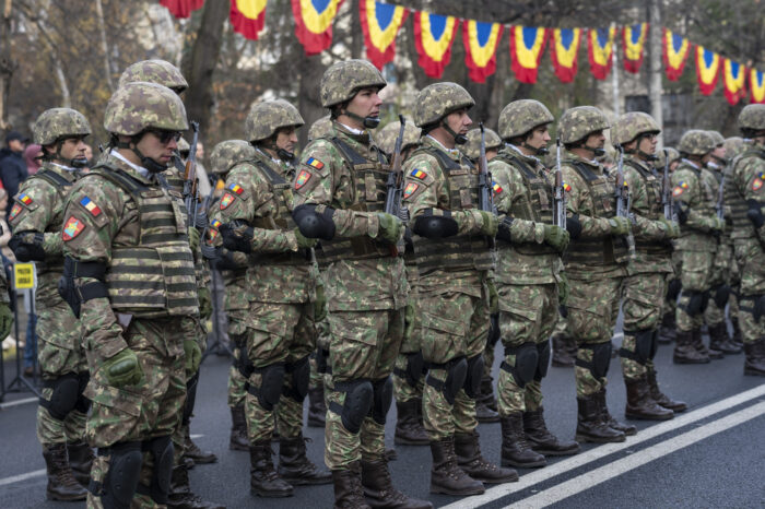 Paradă militară la Suceava, de Ziua Națională a României