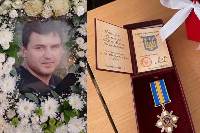 Militarul Dumitru Cernei din Mahala, decorat post-mortem de președintele Zelenski