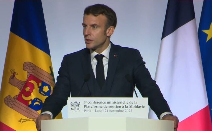 Macron: „Dacă lăsăm Ucraina să piardă acest război, atunci Rusia va amenința Moldova, România și Polonia”