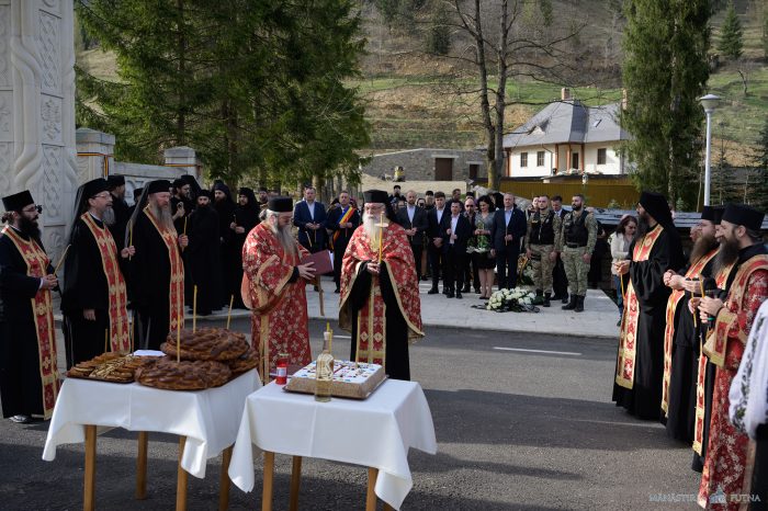 Comemorarea românilor uciși în Masacrul de la Fântâna Albă, 1 aprilie 2024, Mănăstirea Putna