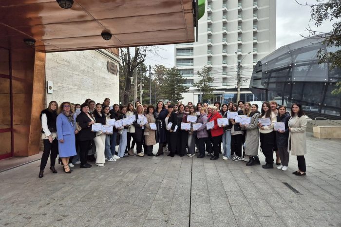 50 de cadre didactice de etnie română din regiunea Odesa au participat la un program de formare la Universitatea „Dunărea de Jos” din Galați