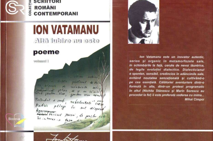 Invitație la lectură online: Ion Vatamanu, „Altă iubire nu este” (poeme)